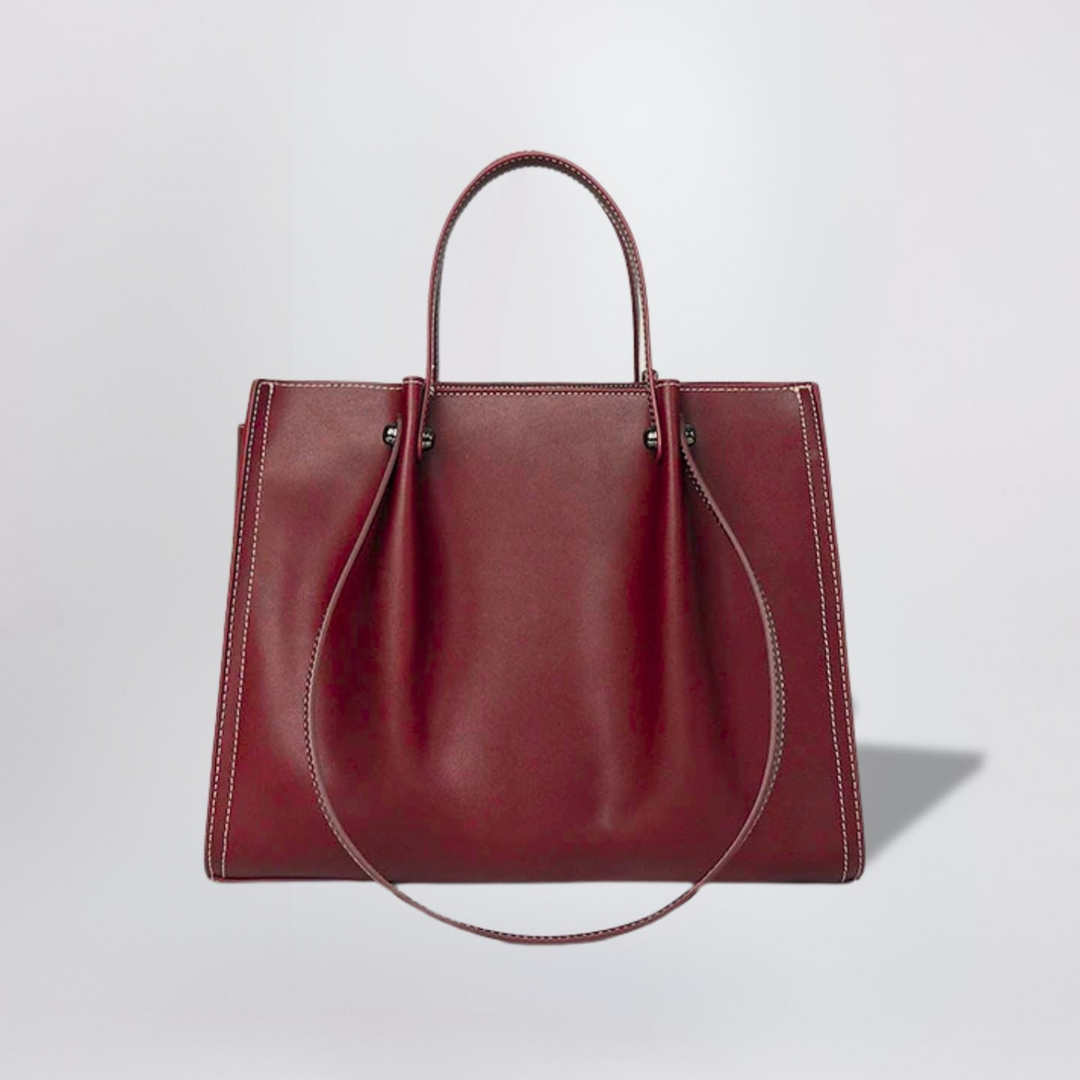 CrimsonTote™ – Sac Bandoulière Chic au Rouge Intense