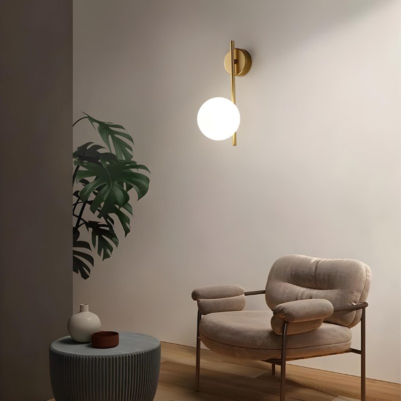 GlowSphere™ – Éclairage Mural Moderne en Forme de Boule