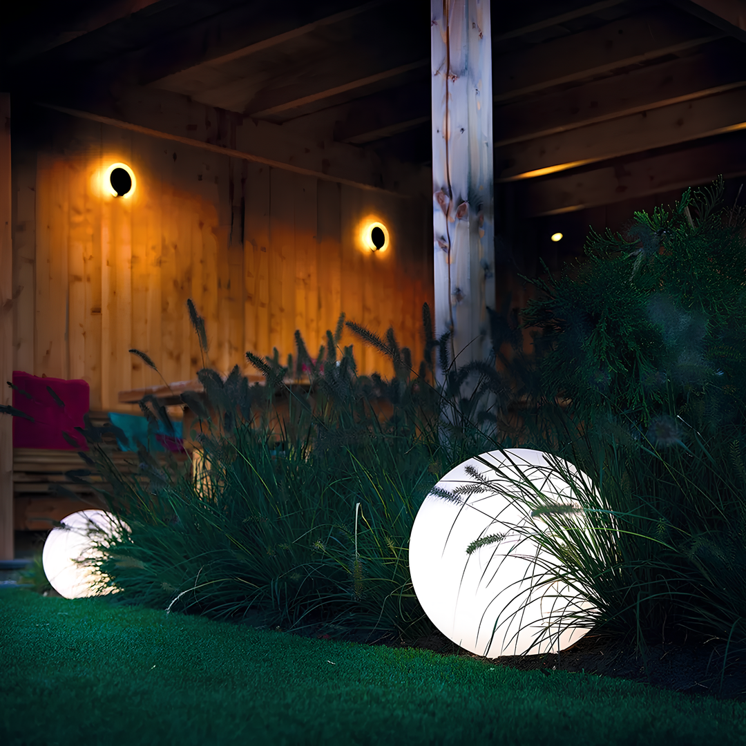 LumiOrbe™ – Lampe Sphérique de Jardin Multicolore