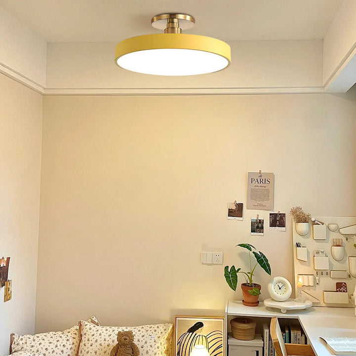 ScandiLumi™ – Luminaire Affleurant Rond et Épuré