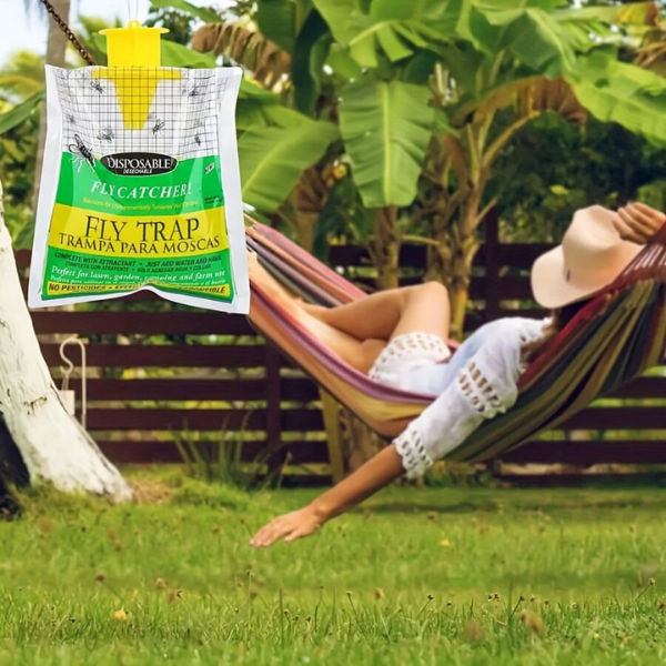 Trap'Insectes™ – Barrière Anti-Mouches Extérieure