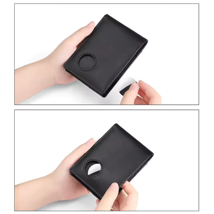 SlimTrack™ – Design Élégant & Protection AirTag Intégrée