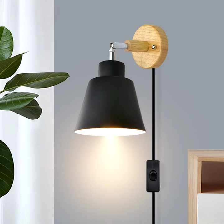 Luminordik™ – Éclairage Mural Bois Naturel & Pratique