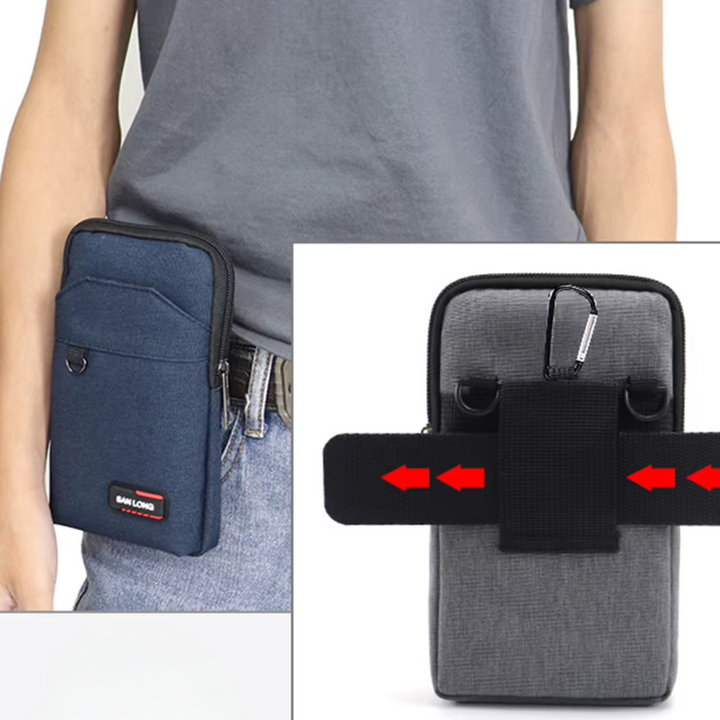 UrbanDrift™ – Ceinture Sport & Voyage en Gris Moderne