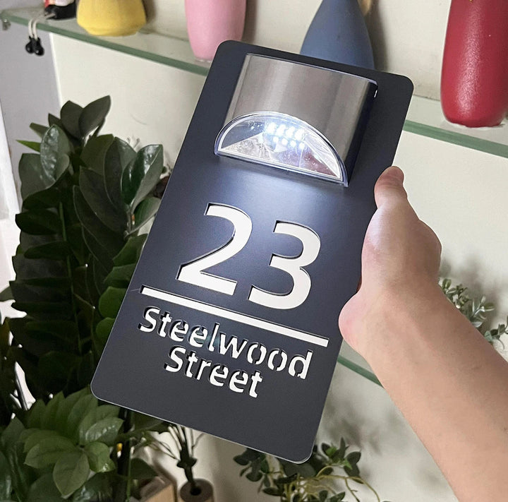 SolarGlow™ Plaque – Panneau Solaire Personnalisé Gravé