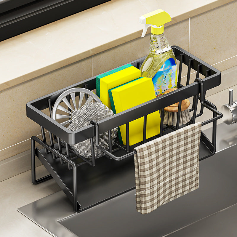 DripClean™ – Support Suspendu pour Chiffons, Épices et Ustensiles