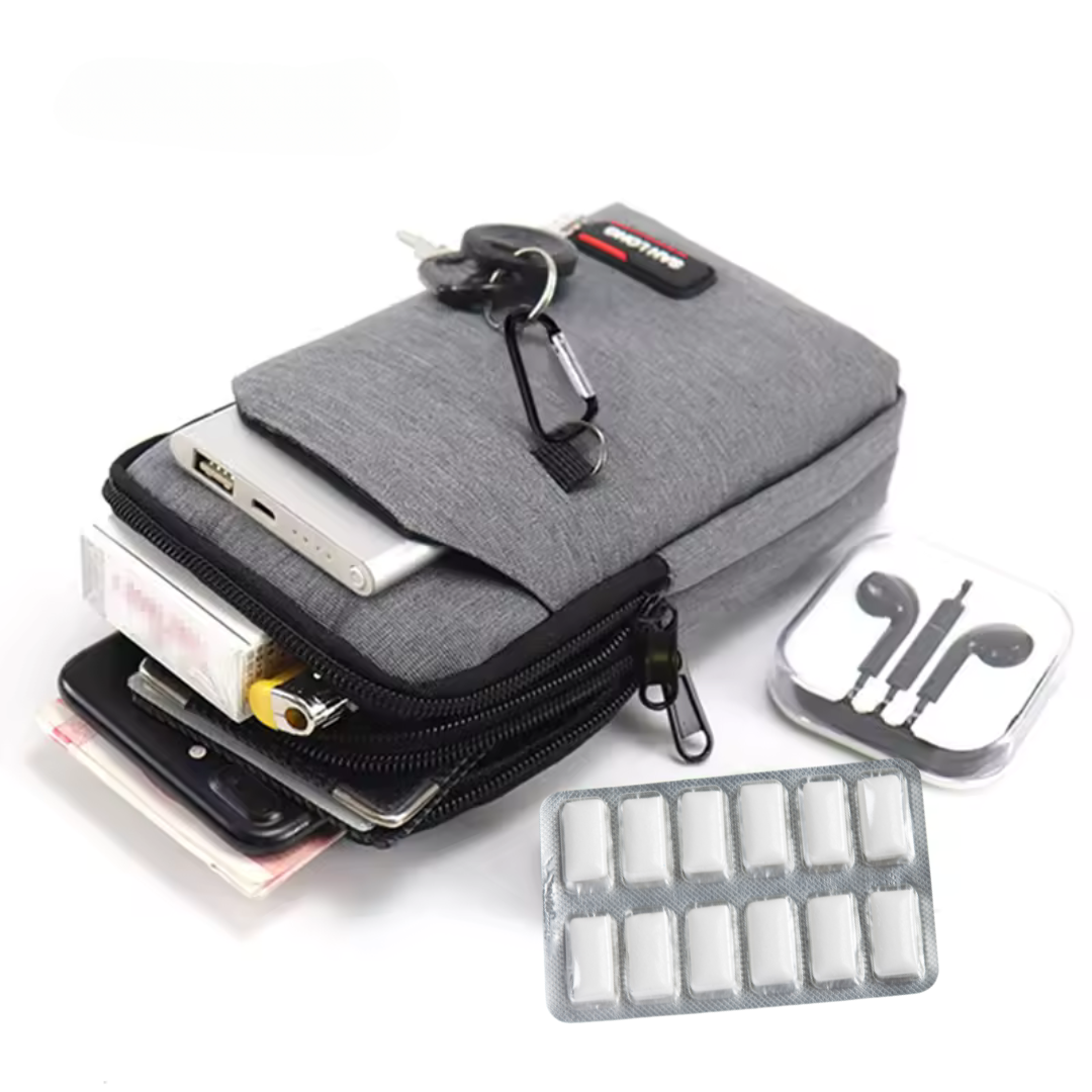 UrbanDrift™ – Ceinture Sport & Voyage en Gris Moderne