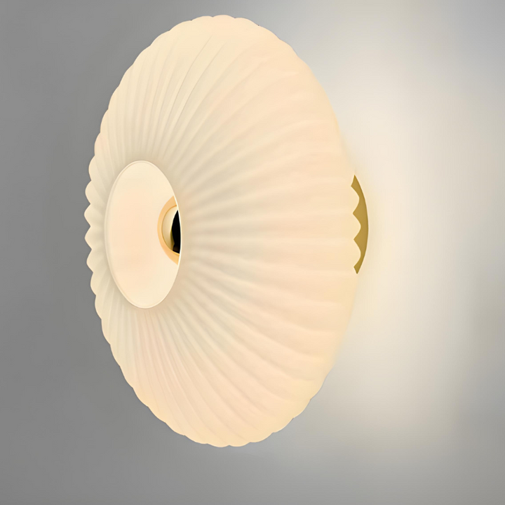 OrbeLumière™ – Applique Murale en Verre Circulaire