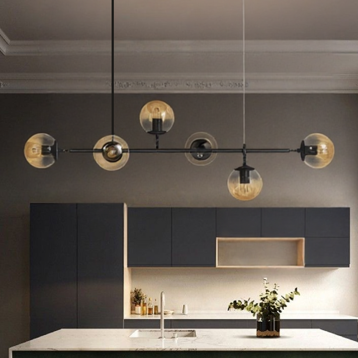 ÉclatSphère™ – Lampe Pendante Moderne en Forme d’Orbe