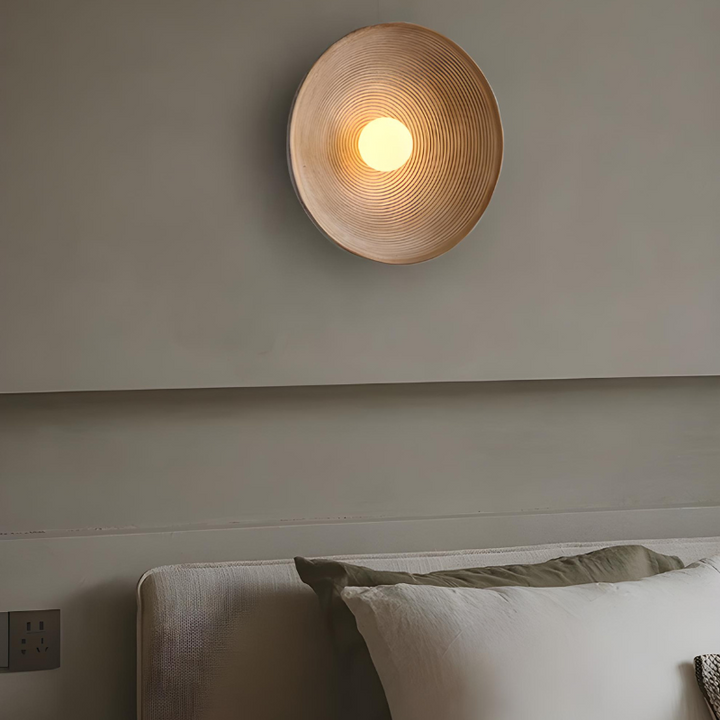 LumiRétro™ – Applique Murale Ronde au Charme Nordique