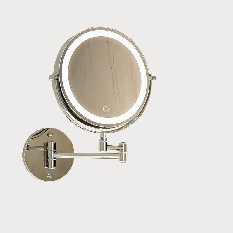 MiroLumi™ – Miroir Mural LED à Trois Tons Réglables