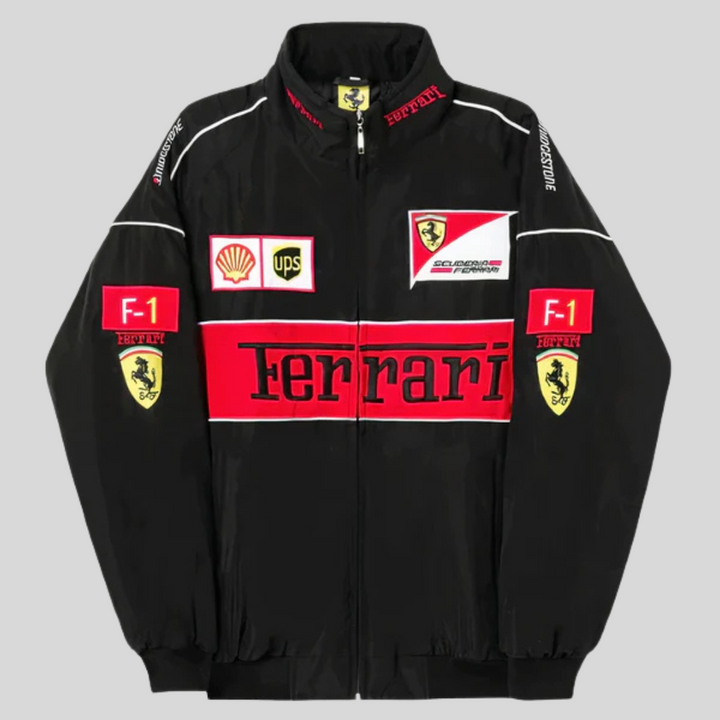 ScuderiaRetro™ – Veste Racing Classique Ferrari Style Années 90