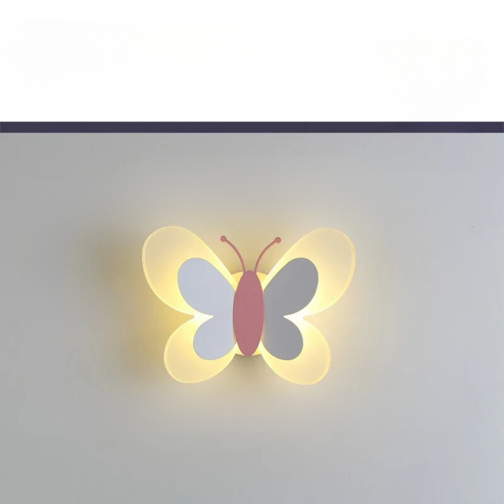 Éclat Aérien™ – Lampe Murale LED Style Papillon