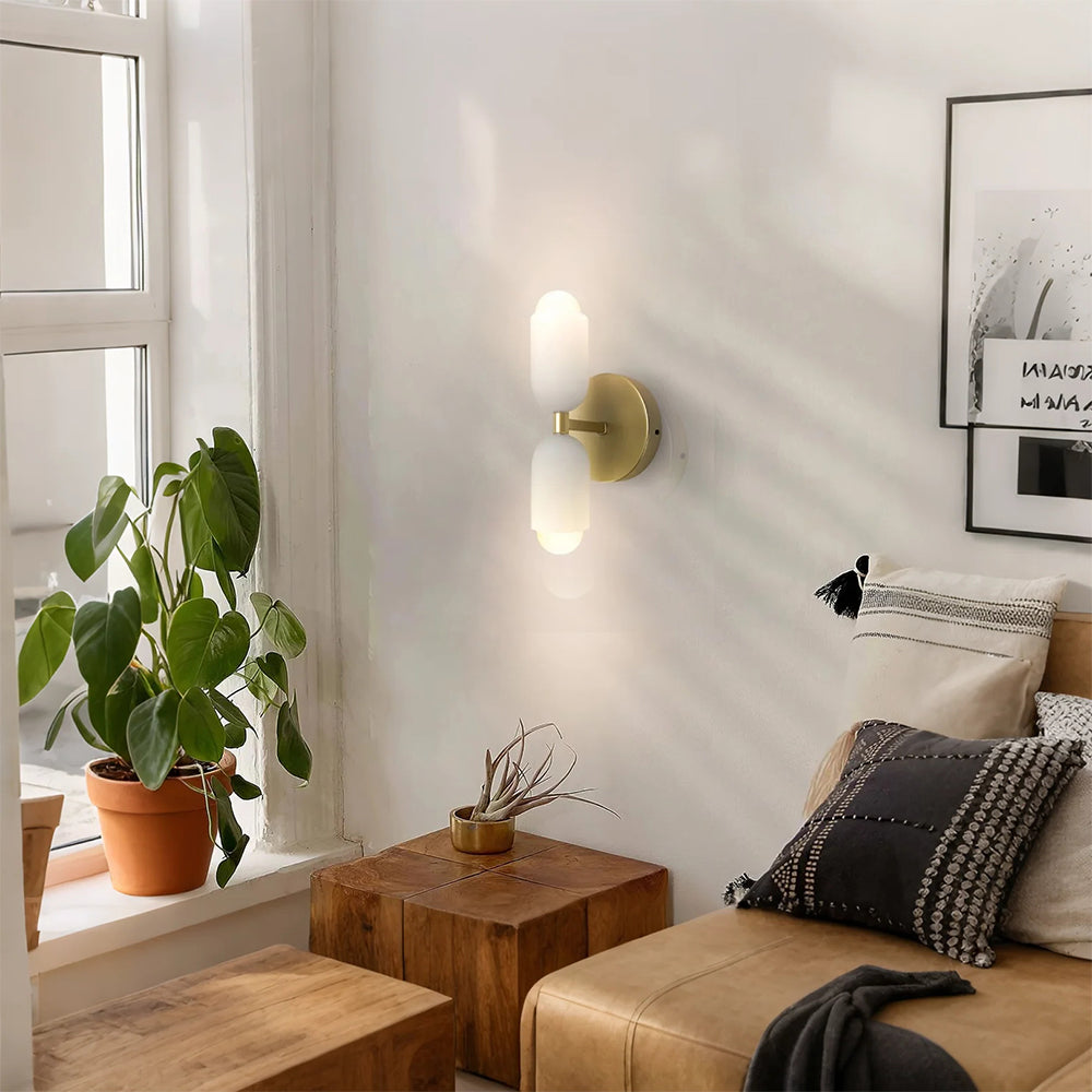 ÉclatChic™ – Lampe Murale Double Tête au Design Flamme