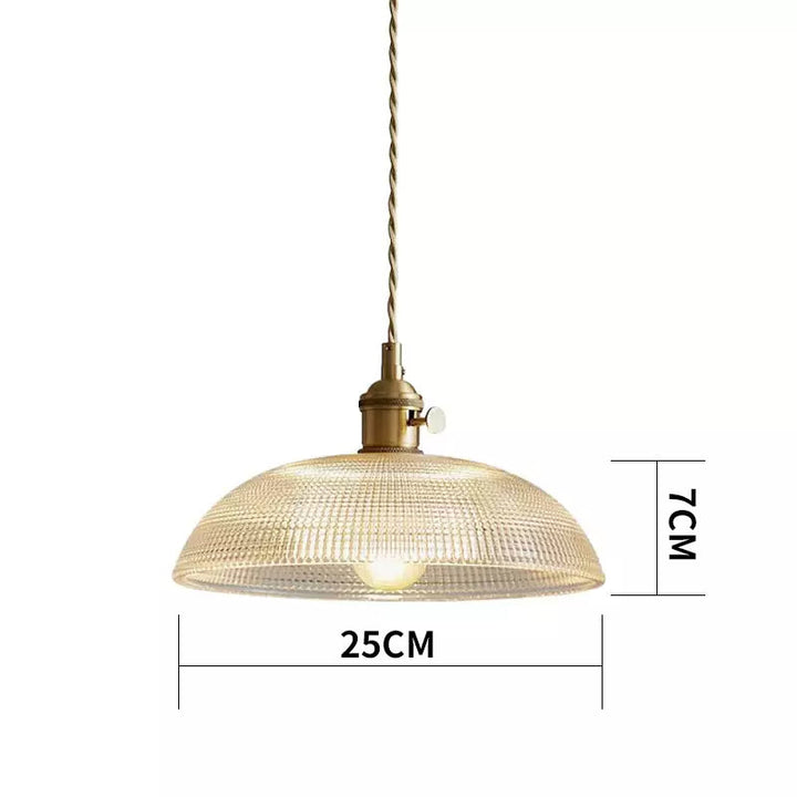 VerreBol™ – Suspension Moderne en Verre Forme Coupelle