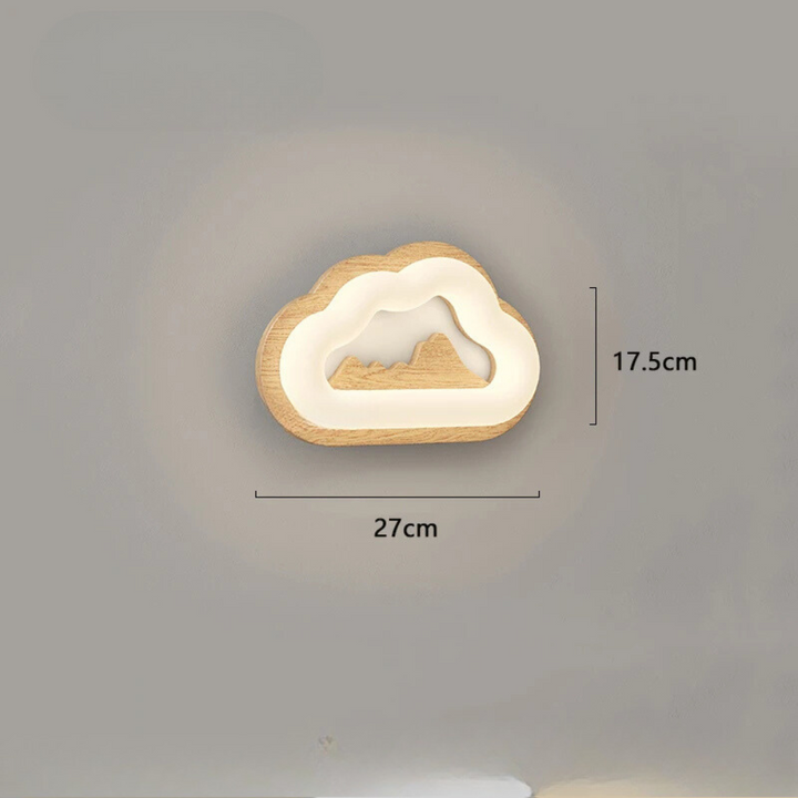 CâlinCiel™ – Veilleuse Murale Nuage pour Chambre d’Enfant