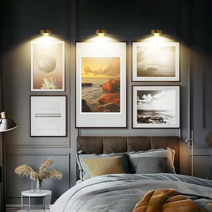 ArtéGlow™ – Éclairage LED Aimanté pour Tableaux