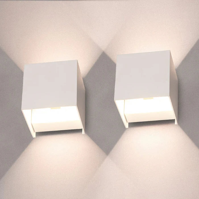 ÉclatModul™ – Lampe Murale Cubique à LED Ajustable