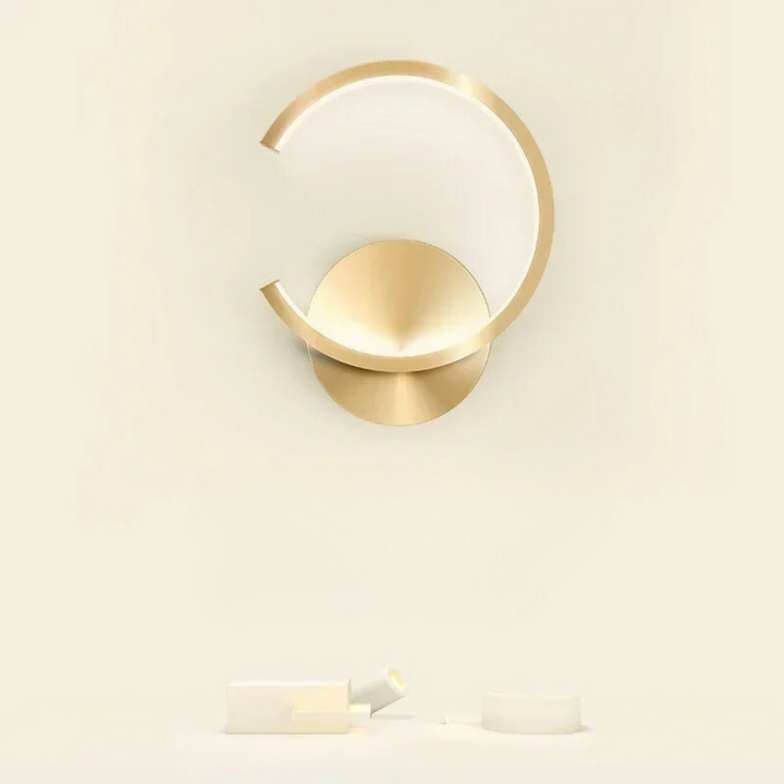 Hémilight™ – Applique Murale Demi-Cercle Scandinave