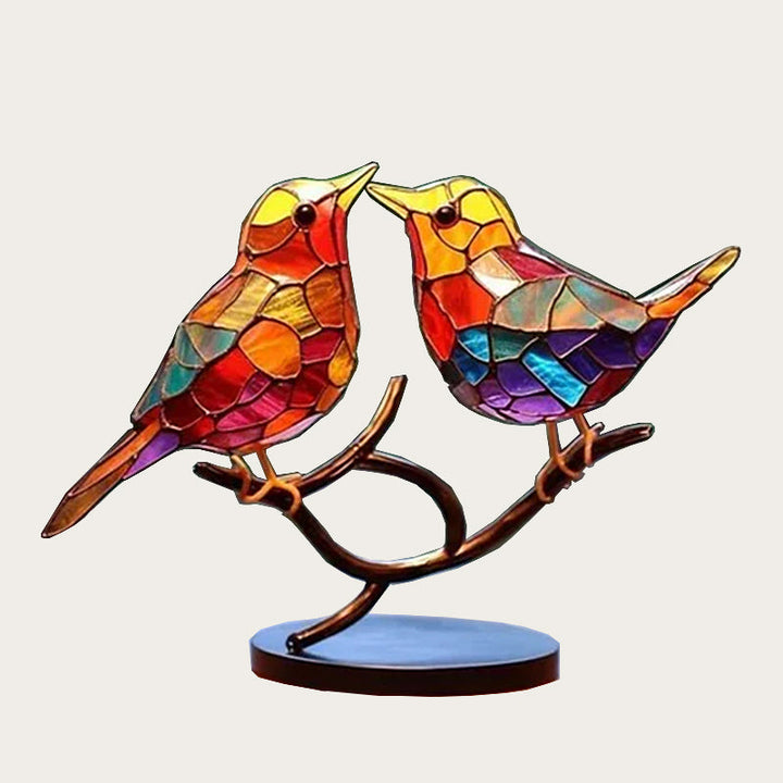 LumiOiseau™ – Objet Déco Raffiné en Forme d’Oiseau Peint