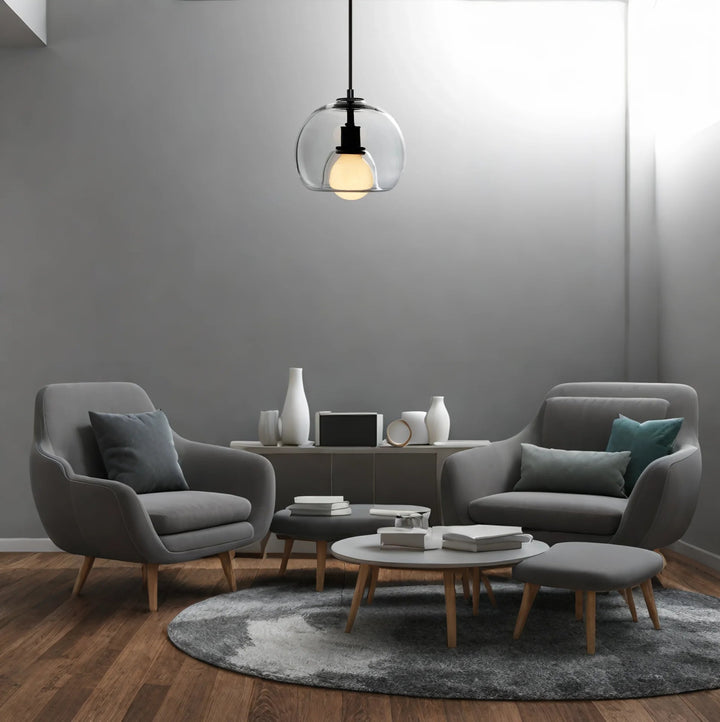 Clairéa™ – Lampe Suspendue Raffinée en Verre