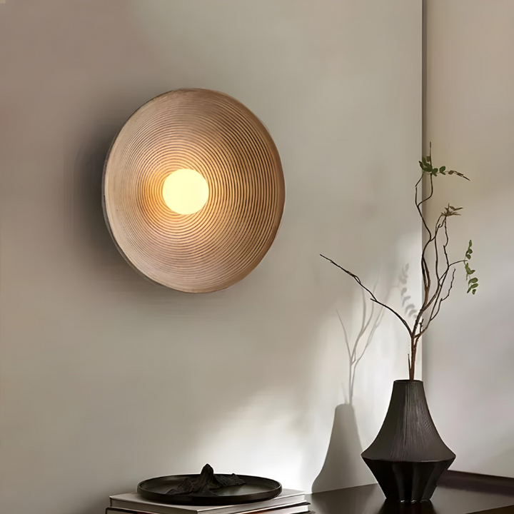 LumiRétro™ – Applique Murale Ronde au Charme Nordique
