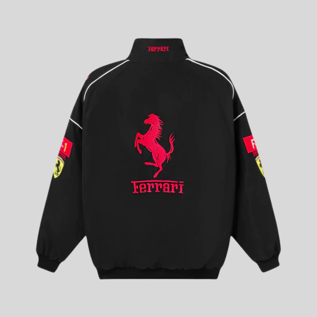 ScuderiaRetro™ – Veste Racing Classique Ferrari Style Années 90