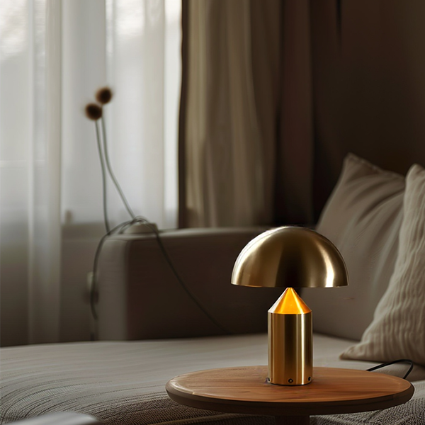 MétalFusion™ – Lampe de Table Créative en Métal