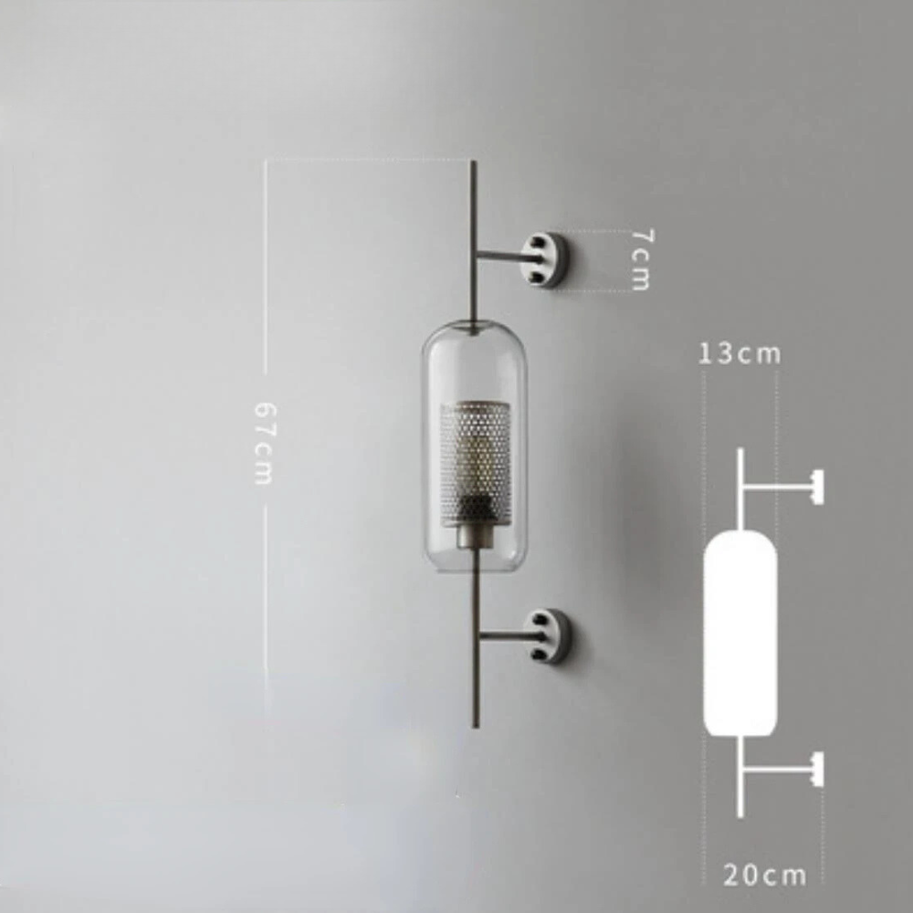 ÉclatModerne™ – Applique en Verre au Design Minimaliste