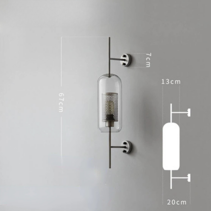 ÉclatModerne™ – Applique en Verre au Design Minimaliste