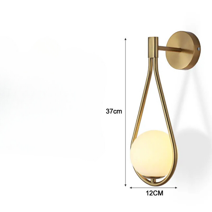 VerreLuna™ – Applique LED Suspendue au Style Aérien