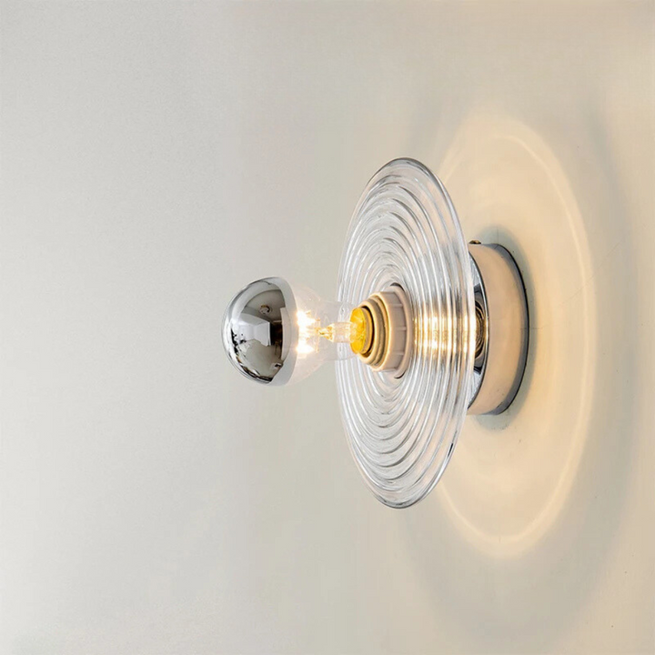 Ondea™ – Applique Murale LED en Verre Sculpté