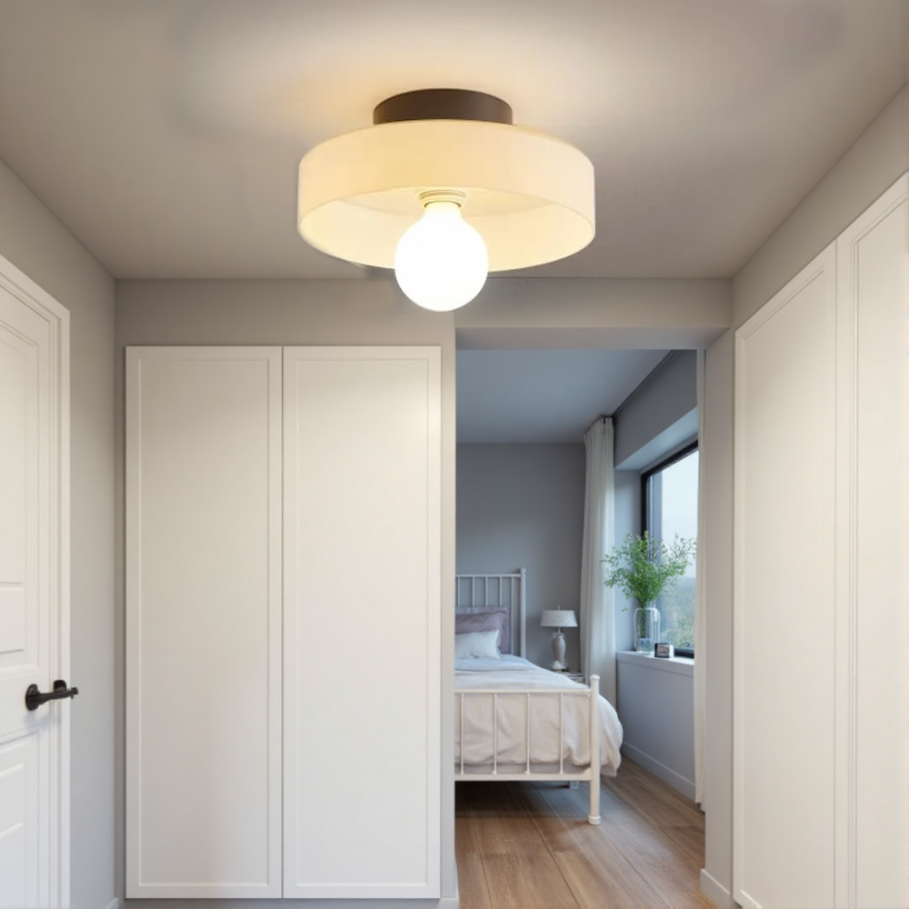 LumiPure™ – Plafonnier Rond Encastré au Design Épuré