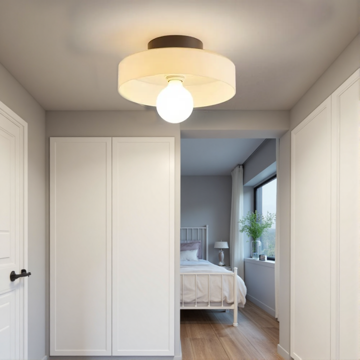 LumiPure™ – Plafonnier Rond Encastré au Design Épuré