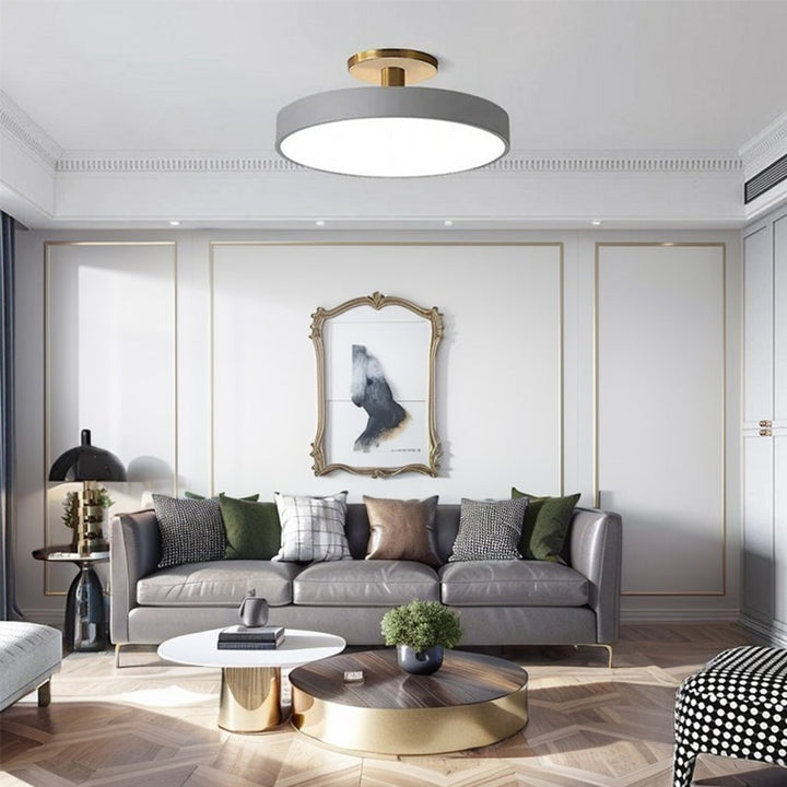 ScandiLumi™ – Luminaire Affleurant Rond et Épuré