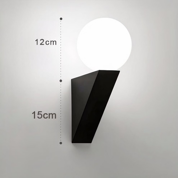 LumiOr™ – Applique Murale LED en Verre au Design Élégant