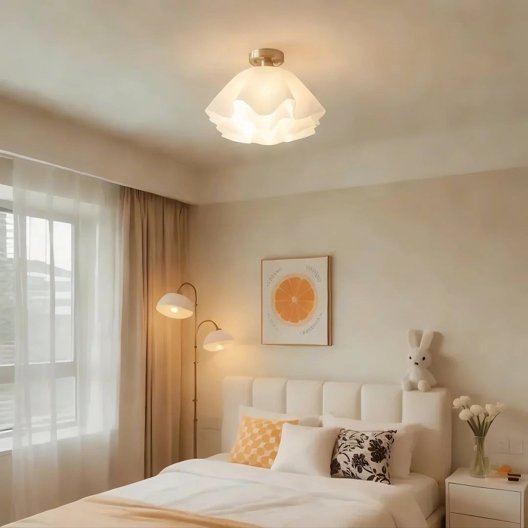NeigeFleur™ – Luminaire de Plafond Fleur Minimaliste