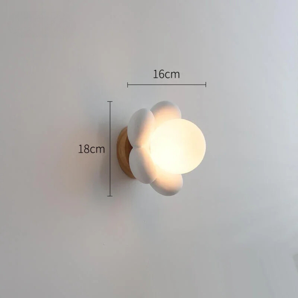 FleurLune™ – Éclairage Mural Doux en Forme de Fleur