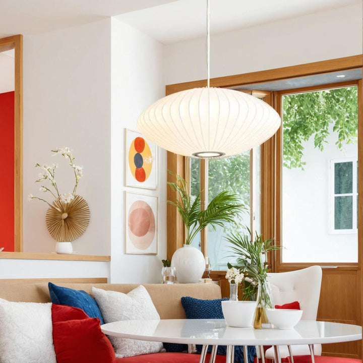 ÉclatNordic™ – Lustre Tissu Doux au Design Épuré