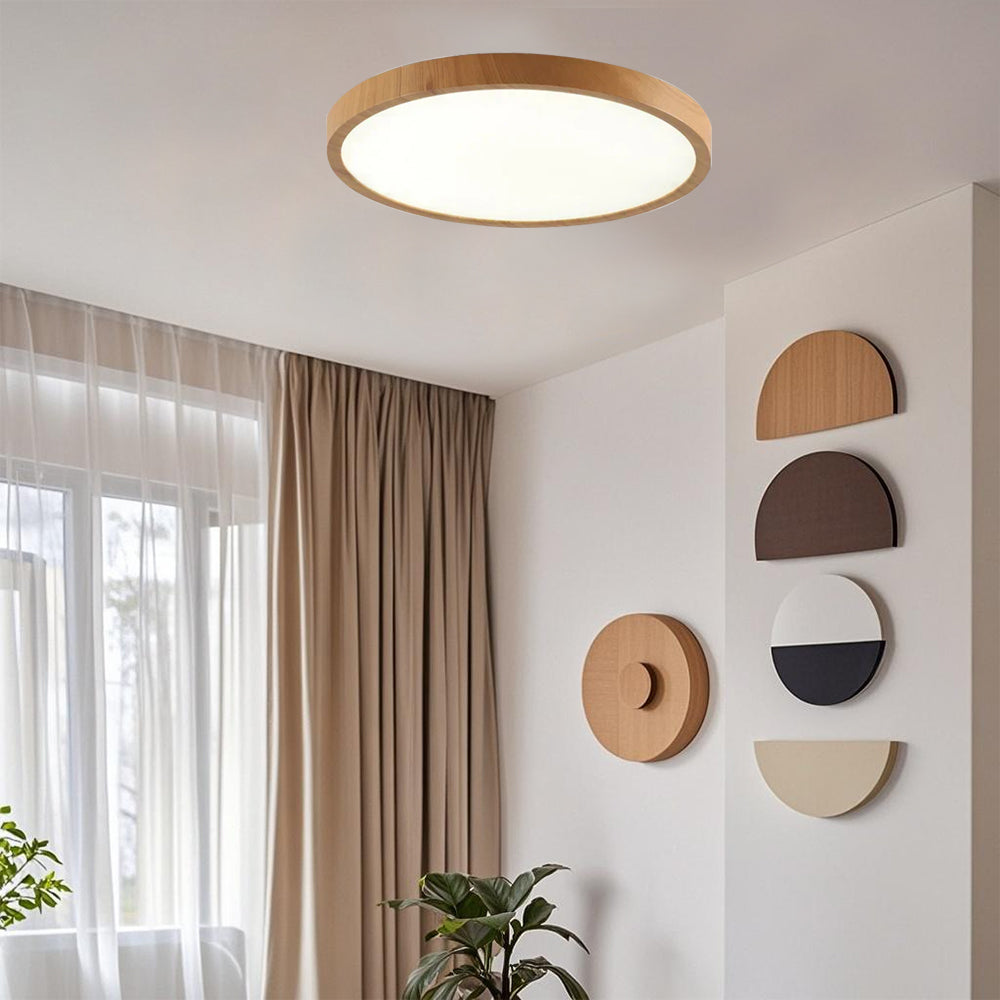 LumiDisq™ – Plafonnier Rond Ultraplat au Design Épuré