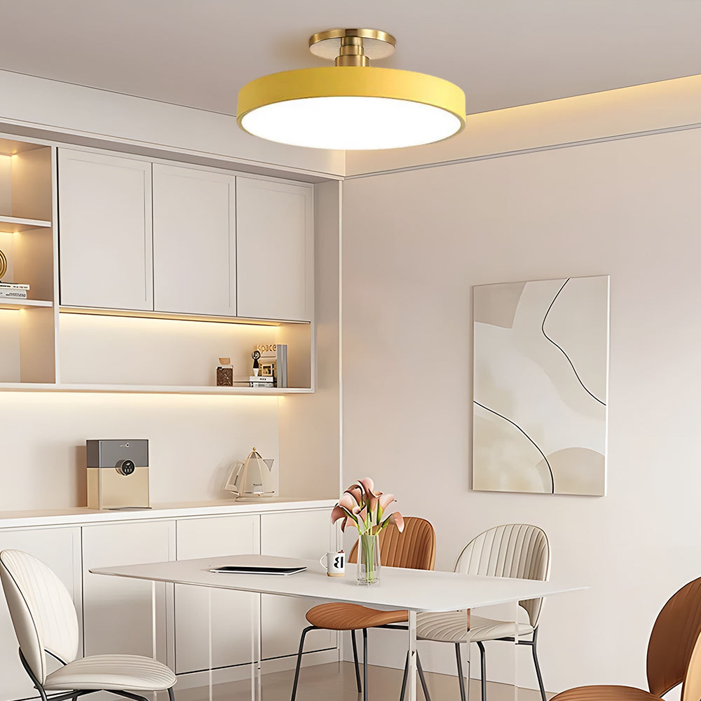 ScandiLumi™ – Luminaire Affleurant Rond et Épuré