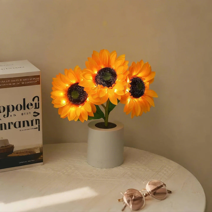 SoleaLume™ – Lampe de Table Tournesol Créative