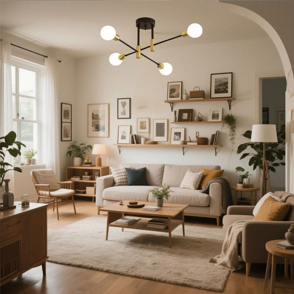 ÉclatPur™ – Lampe de Plafond LED au Design Épuré