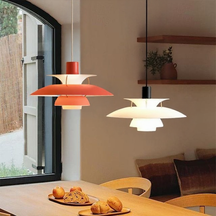 Layera™ – Luminaire Suspendu Métallique à Effet Structuré