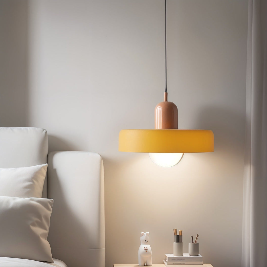 LumiModèle™ – Suspension Géométrique en Verre et LED