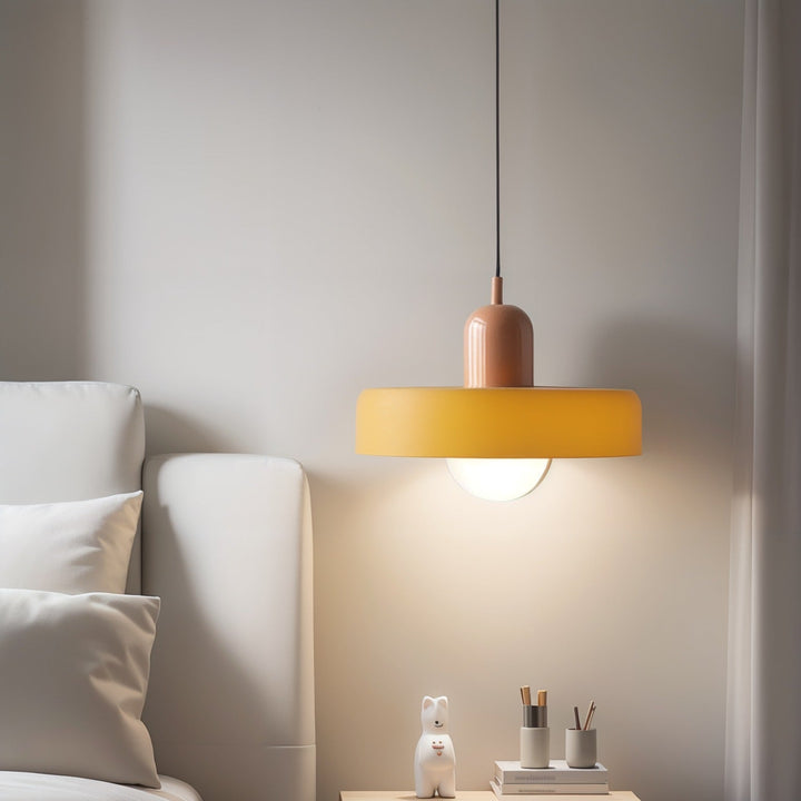 LumiModèle™ – Suspension Géométrique en Verre et LED