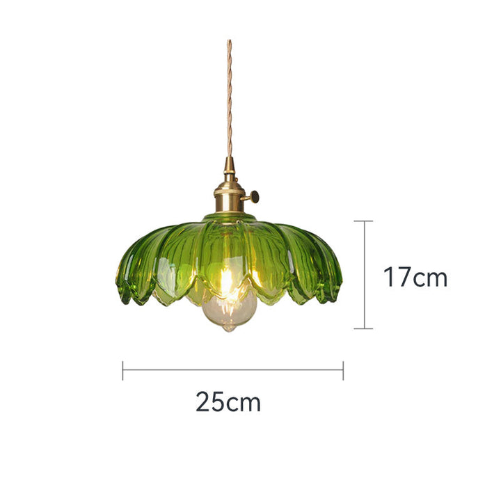 Bloomique™ – Lampe Fleur Contemporaine en Verre Soufflé