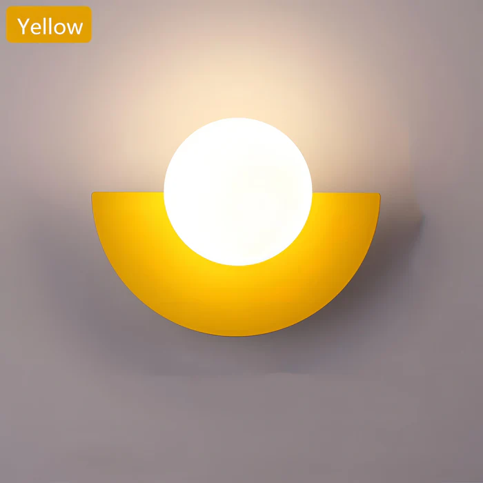 HémisLumi™ – Applique Murale Contemporaine en Demi-Sphère