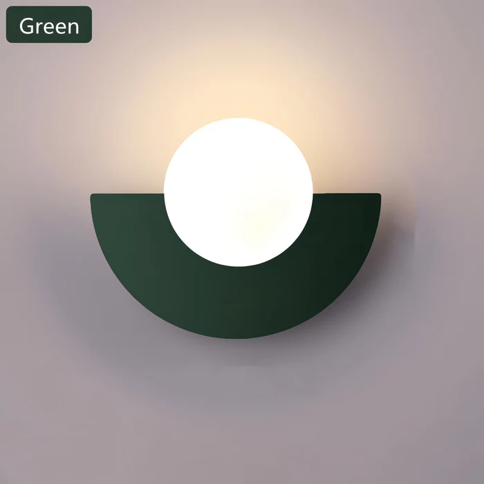 HémisLumi™ – Applique Murale Contemporaine en Demi-Sphère