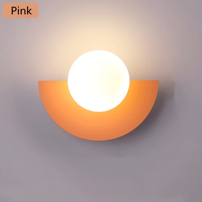 HémisLumi™ – Applique Murale Contemporaine en Demi-Sphère
